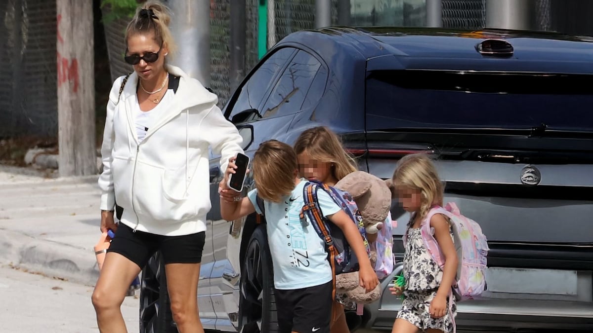 Primeras imágenes de Anna Kournikova embarazada