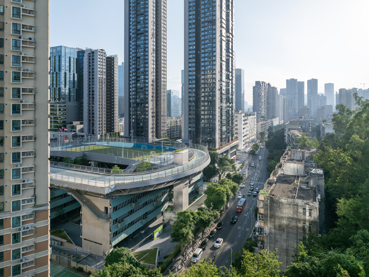 Escuela secundaria de Arte de Shenzhen / O-office Architects - Fotografía exterior, Urbano
