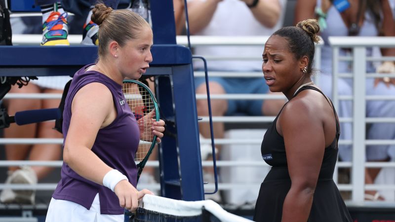 US Open: por qué la falta de deportividad en un acto común del tenis provocó una fuerte discusión entre Townsend y Ostapenko