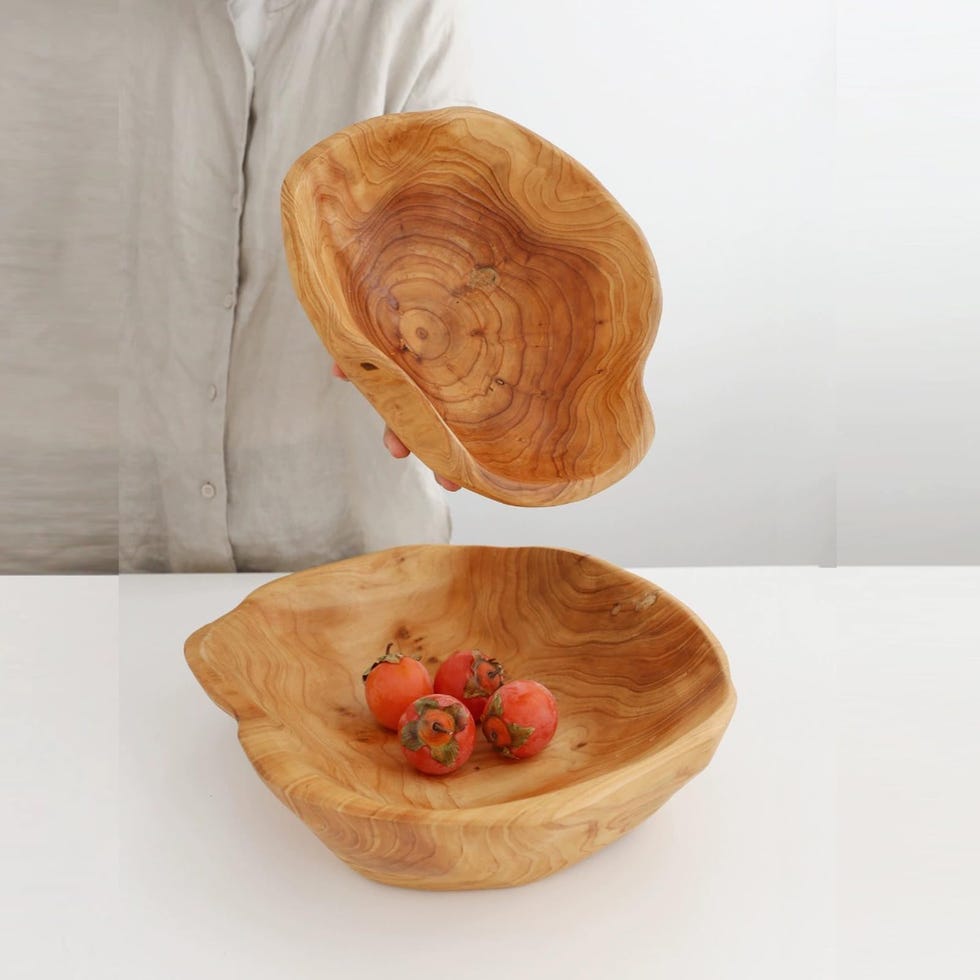 Cuenco de madera de raíz