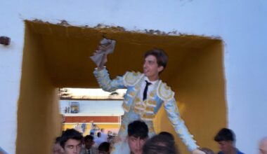 El novillero salmantino Julio Norte triunfa en el Circuito de Novilladas de Castilla y León
