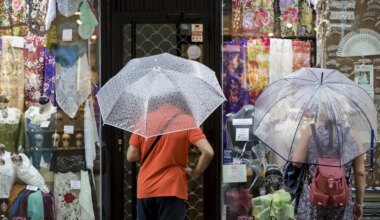 Una dana trae avisos de nivel amarillo por lluvia, granizo y rachas fuertes de viento en casi todo Aragón