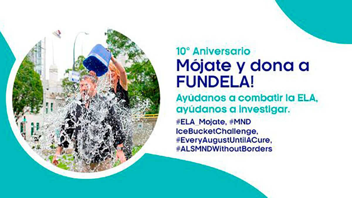 El reto viral del cubo de agua regresa para apoyar la investigación de la ELA