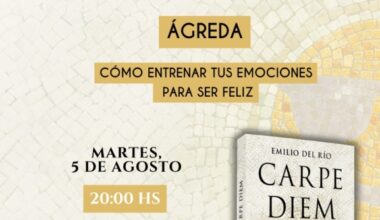 Emilio Del Río presenta su libro 'Carpe Diem' en Ágreda