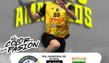 Balonmano Soria arranca la pretemporada en Ólvega con un exigente test ante Anaitasuna