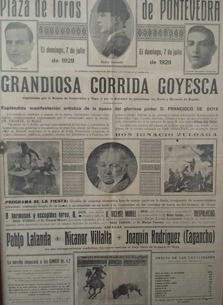 La Goyesca celebrada en Pontevedra