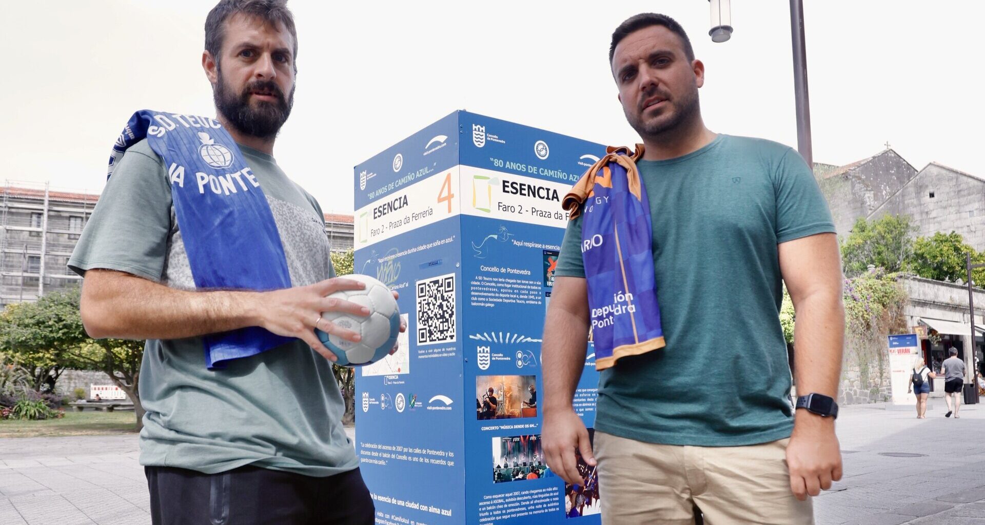 Edu Agulló y Sergio Carballeira, una vida con el Teucro en el corazón
