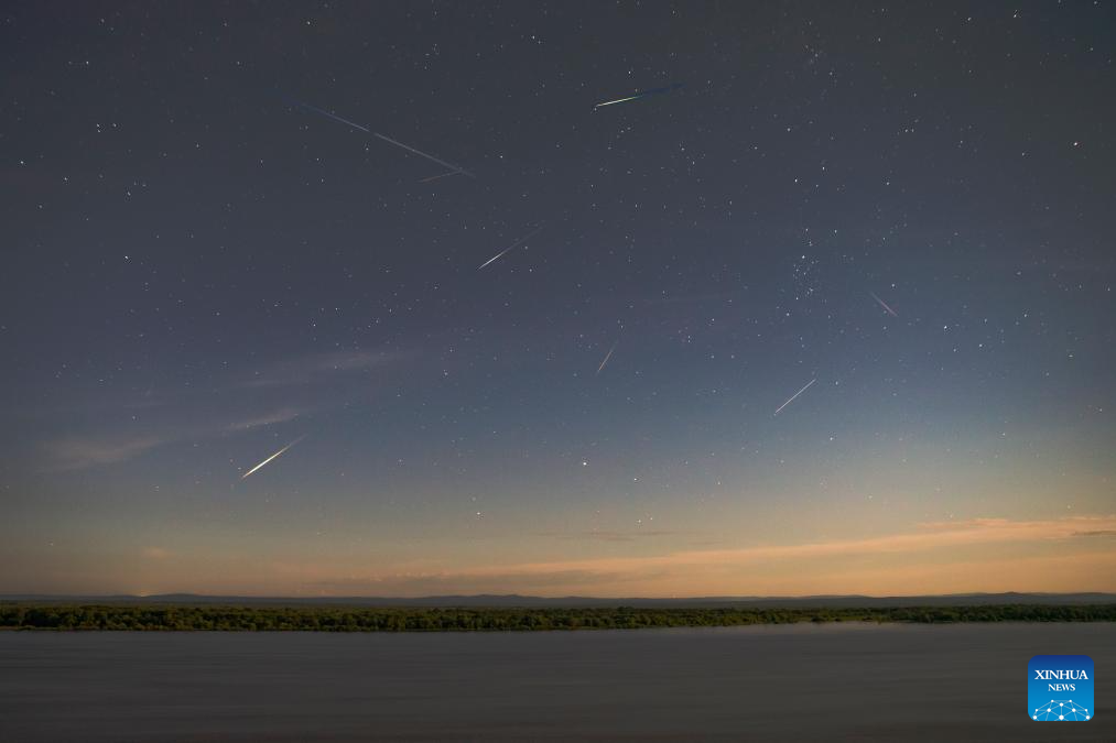 Lluvia de meteoros perseidas sobre la provincia de Heilongjiang