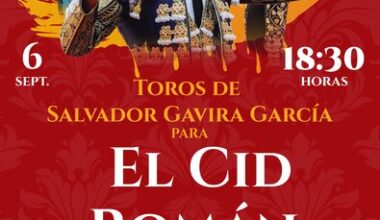 El Cid, Román y Joaquín Galdós, cartel de lujo en la Gran Corrida de Feria 2025 en Alcázar