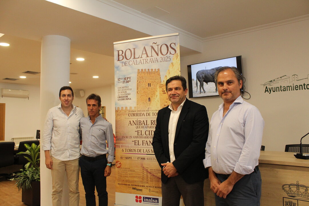 El Cid, El Fandi y Aníbal Ruiz, en el cartel taurino de Bolaños de Calatrava