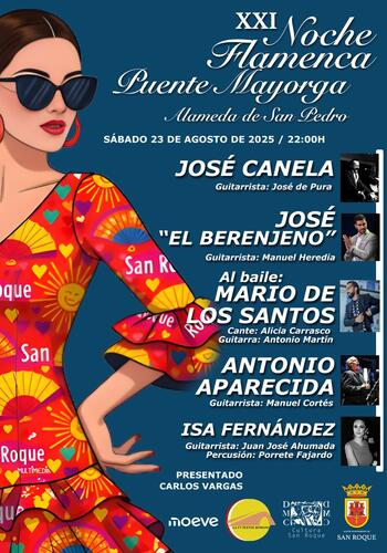 Mañana, sábado, XXI Noche Flamenca de Puente Mayorga