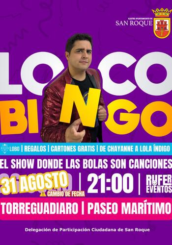Canciones y diversión con Loco Bingo, mañana domingo en Torreguadiaro
