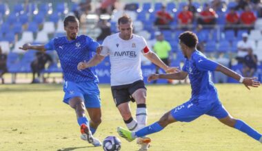 Kevin Sánchez y Luismi Redondo destacan en el primer ensayo del Cartagena