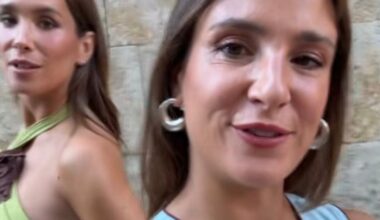 Las influencers María y Marta Pombo visitan Salamanca como invitadas de una boda