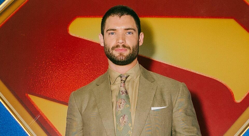 David Corenswet en la premiere de 'Superman'