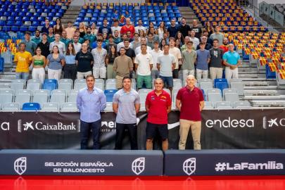 Sergio Scariolo y Julio Anaya, en una nueva etapa de “Next Step Officiating” en Málaga