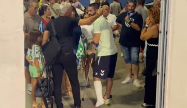 Alarmante imagen de Isco al salir del estadio y preocupación en el Betis