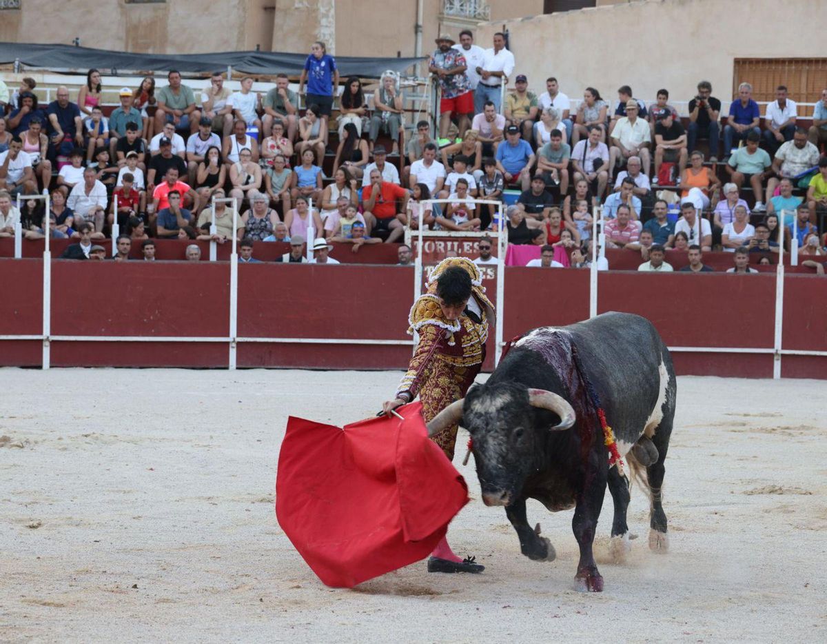 Pedro Andrés, en el toreo en redondo. | ENRIQUE SOLER