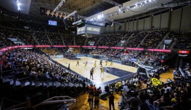 Pabellón Insular Santiago Martín, escenario del primer duelo liguero del Canarias.