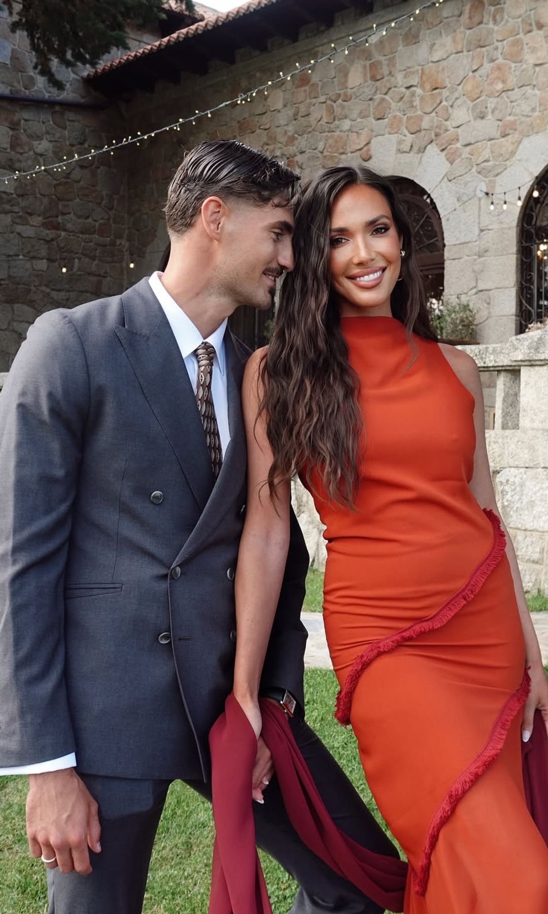 Ana Moya en la boda de Susana Bicho