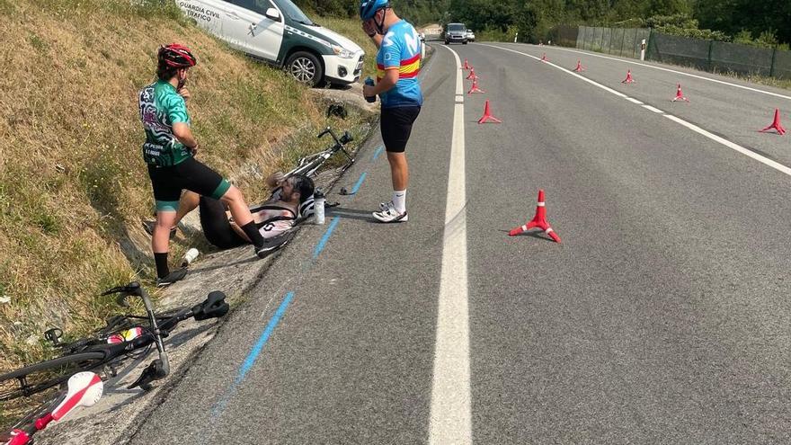 Herido leve un ciclista tras sufrir una caída en Esteribar