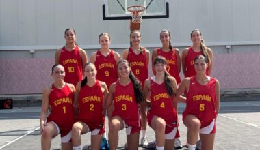 Aina Real se pone a punto con la selección española U17 de baloncesto 3x3