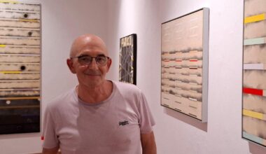 Joan Soler exhibe en casa su 'Paisatge incert' hecho de geometrías