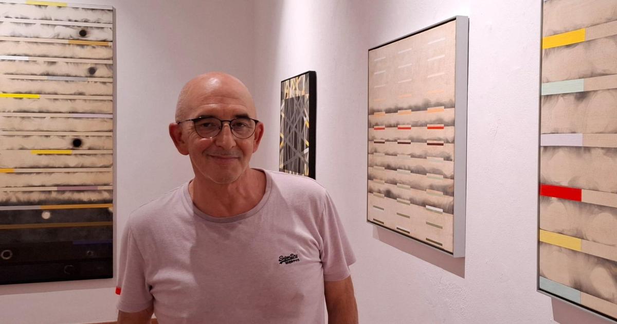 Joan Soler exhibe en casa su 'Paisatge incert' hecho de geometrías