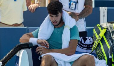 Temor por la caída de Carlos Alcaraz en el US Open