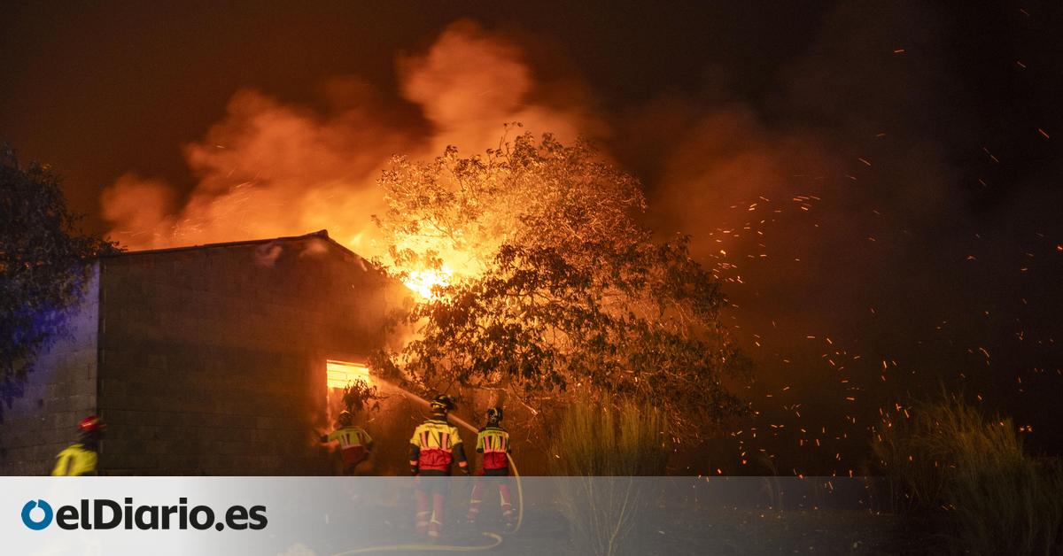La Xunta admite que el dispositivo está desbordado y "empieza a desbaratarse" por la cantidad de incendios