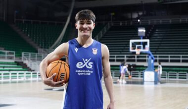 Dani Lara, la temporada antes de un entrenamiento con el Lithium Iberia Sagrado.