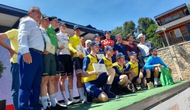 El podio final de la Vuelta 2025