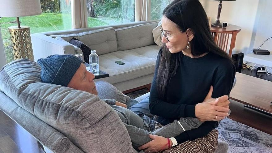 La emotiva felicitación de Demi Moore en el 69º cumpleaños de Bruce Willis