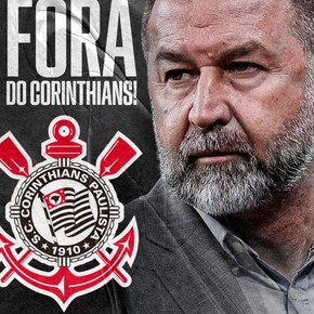 Los socios de Corinthians echaron al presidente por presuntos actos de corrupción y no se pudo retirar en su auto porque le robaron las cuatro ruedas