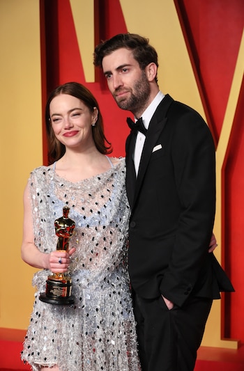 Emma Stone and Dave McCary