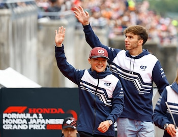 Pierre Gasly y Yuki Tsunoda