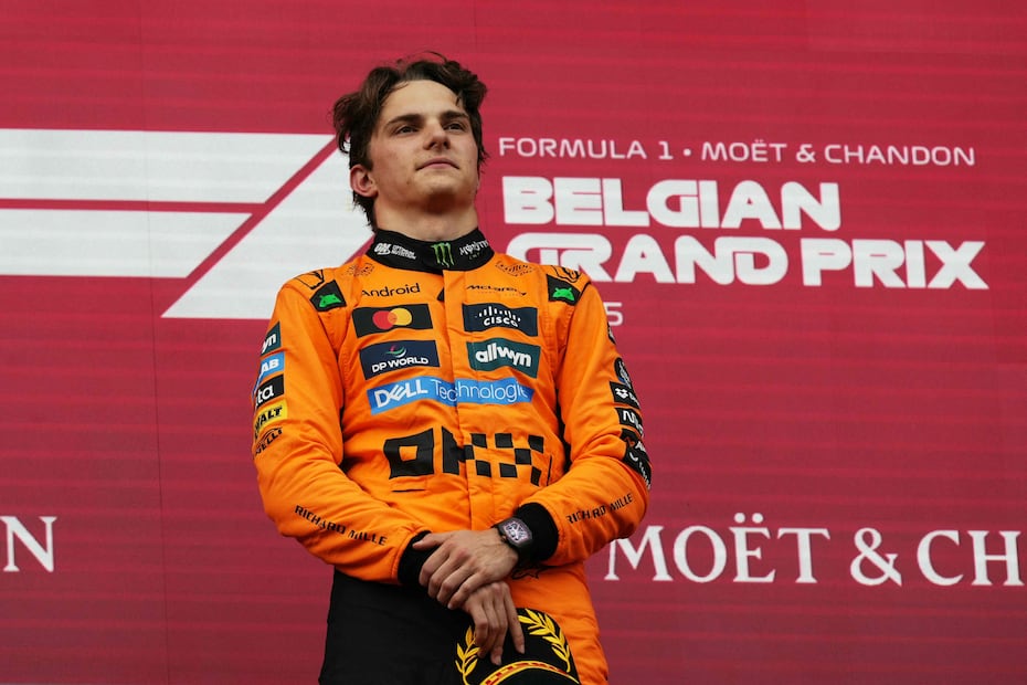 Oscar Piastri en el Gran Premio de Bélgica - Foto: AP