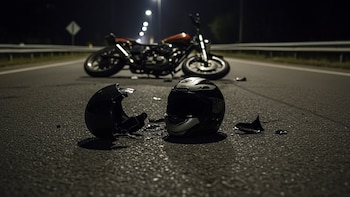 Accidente de motocicleta (Imagen Ilustrativa