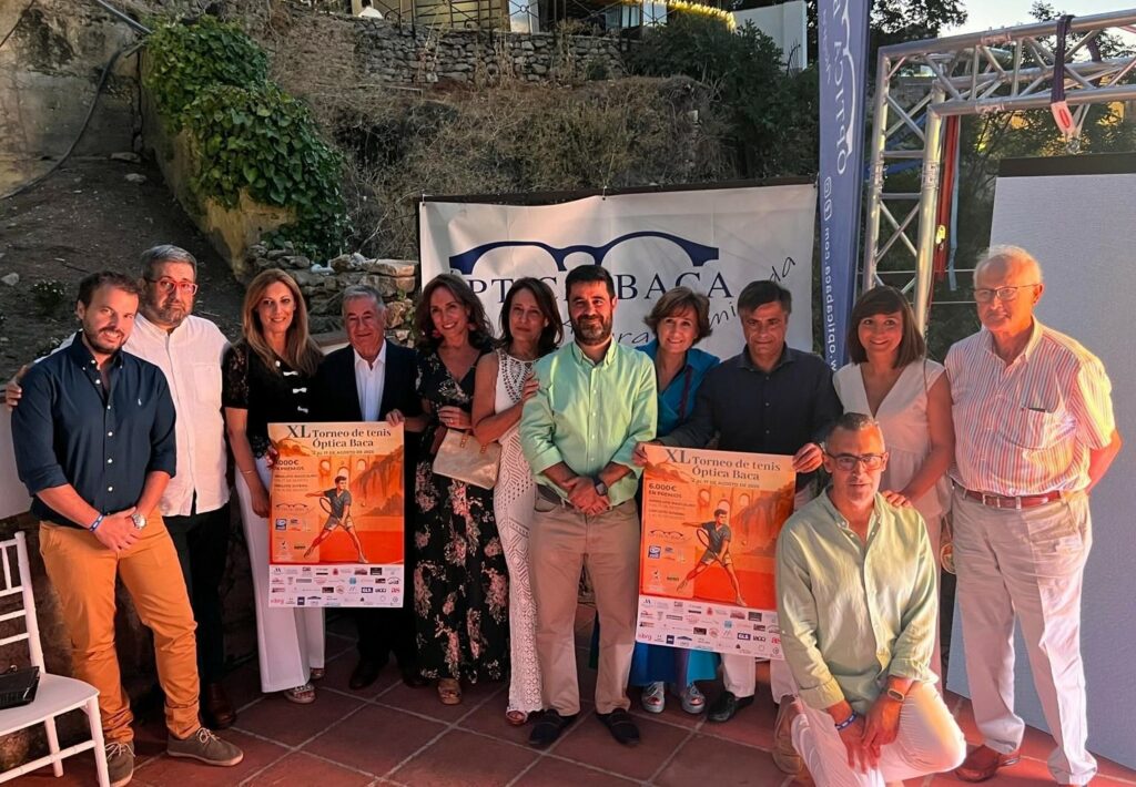 Ronda acogerá del 4 al 17 de agosto la XL edición del Torneo de Tenis Óptica Baca