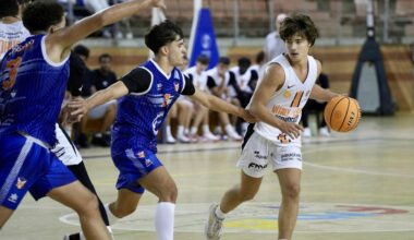 Imagen del partido entre BCB y Sagrado.