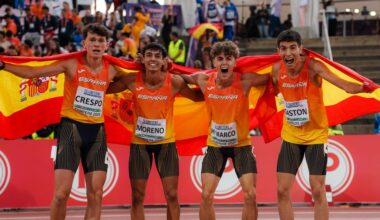 La plata del relevo 4x400 metros pone el broche al mejor Europeo sub-20 de atletismo de la historia de España