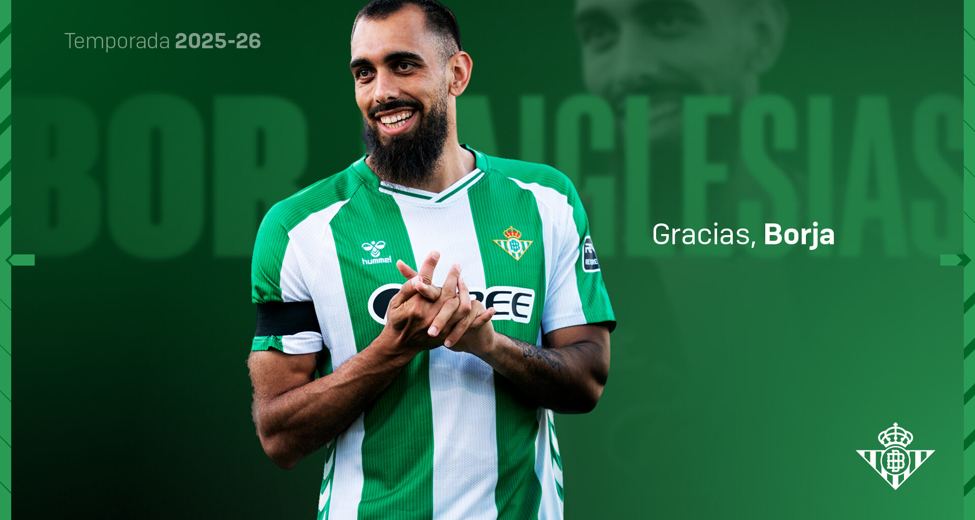 El Real Betis y el Real Club Celta de Vigo llegan a un acuerdo para el traspaso de Borja Iglesias