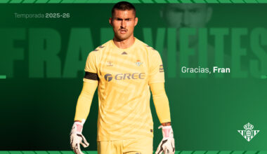 Fran Vieites deja de pertenecer al Real Betis Balompié