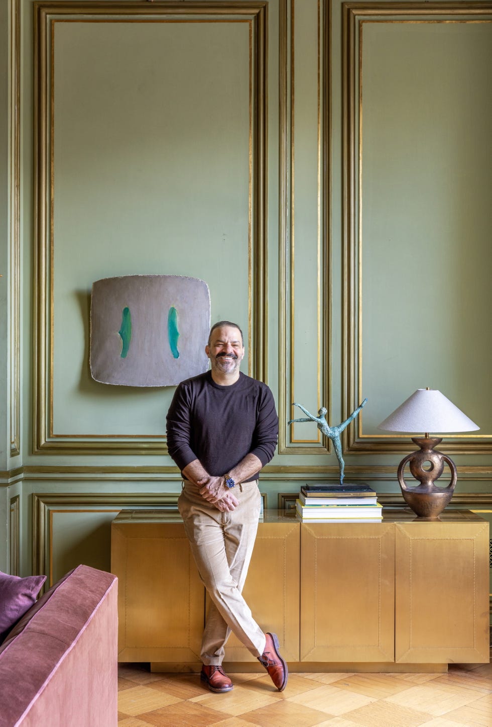 recibidor casa de lujo con escalera