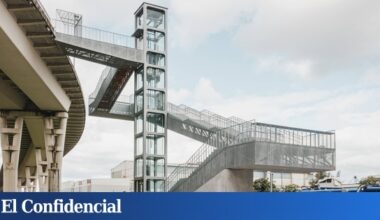 el reto de crear un acceso panorámico al Alto Horno de Vizcaya