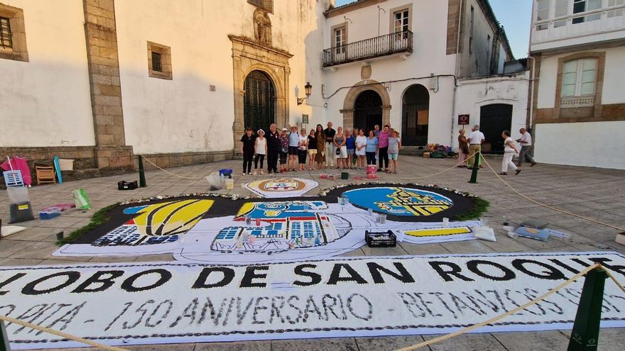 Arte efímero de Bueu en Mondoñedo y Betanzos