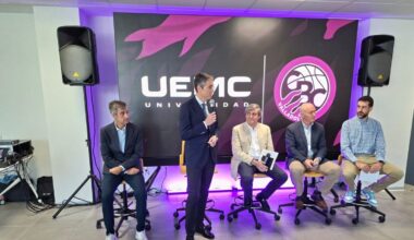 Presentación del UEMC CB Ciudad de Valladolid en la UEMC.