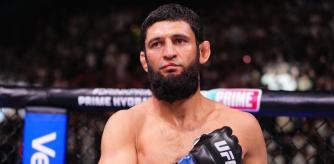 Khamzat Chimaev, en una de sus peleas dentro de la UFC