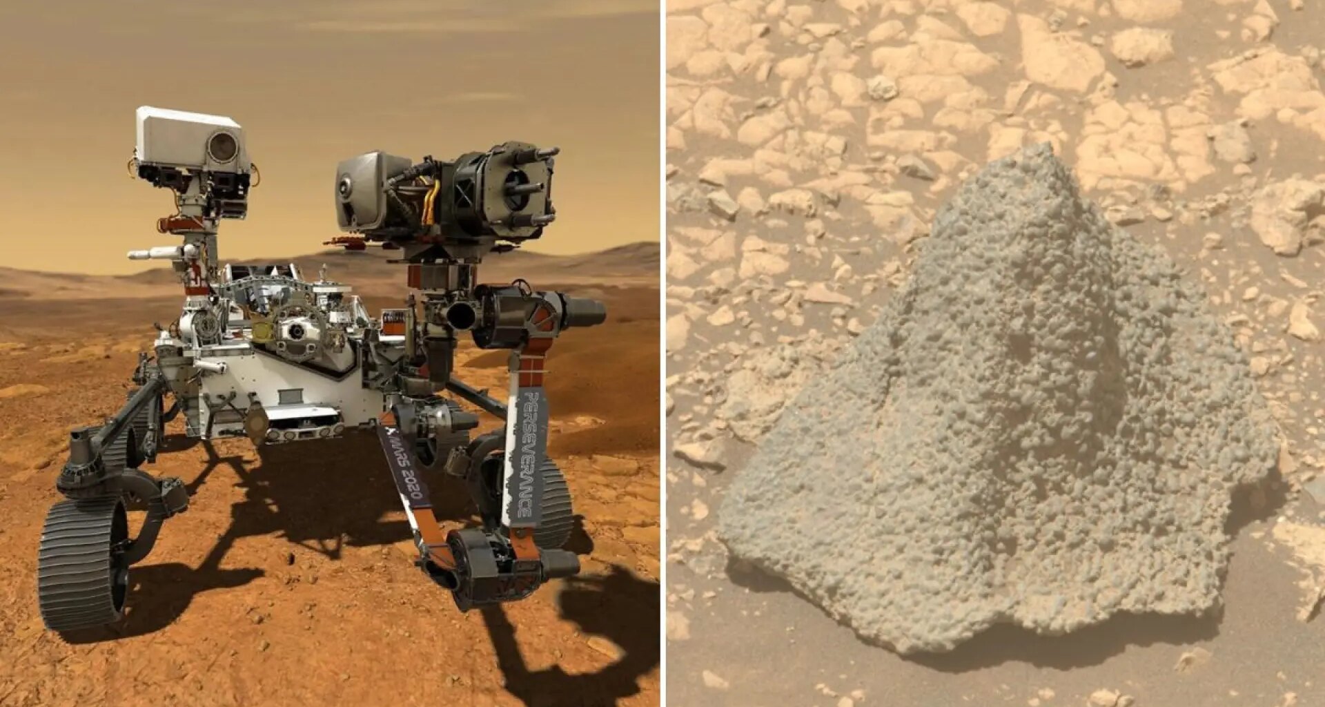 el rover Perseverance de la NASA encuentra un misterioso 'casco'