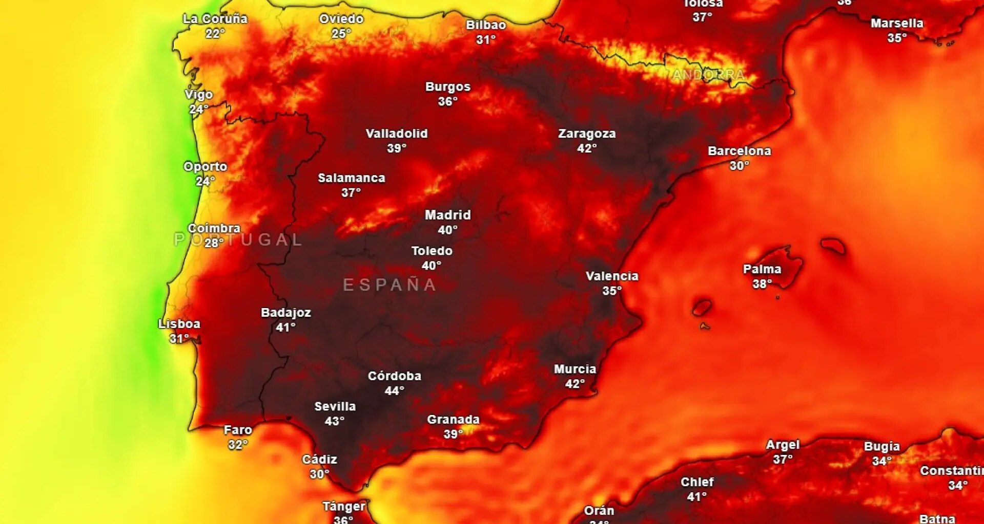 estas son todas las provincias en alerta